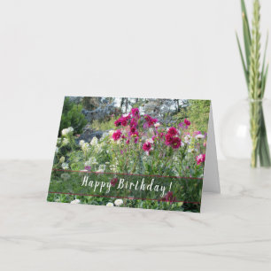 English Gardens Birthday Card