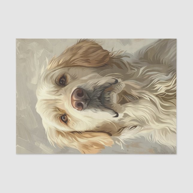 English Golden Retriever5 Tissue Paper (Front)
