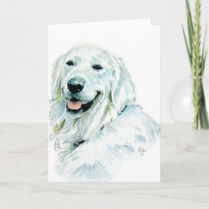 English Golden Retriever Greeting Cards