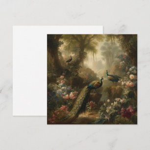 English Grove Peacock Trio Manor Summon Invitation