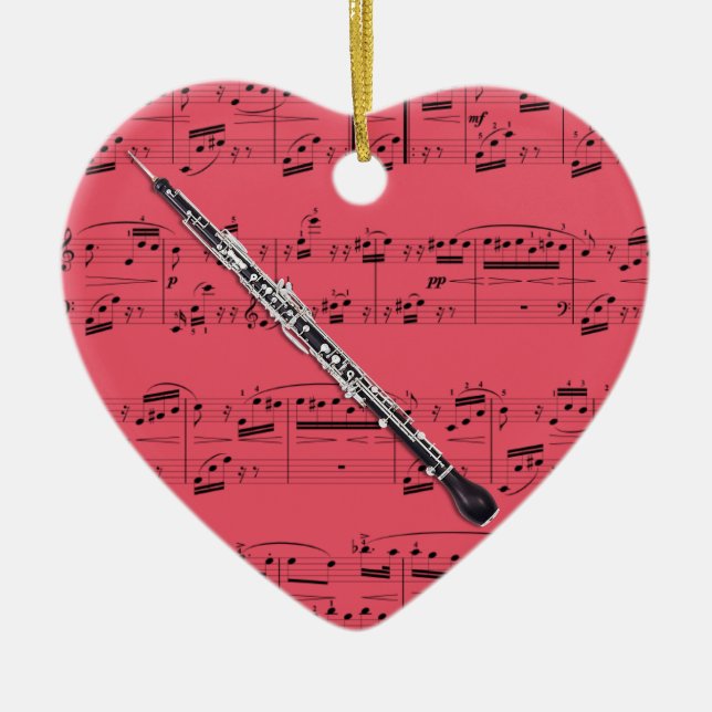 English Horn - Pick your colour Ceramic Ornament (Front)