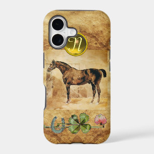 ENGLISH HORSE ,HORSESHOE AND SHAMROCK MONOGRAM