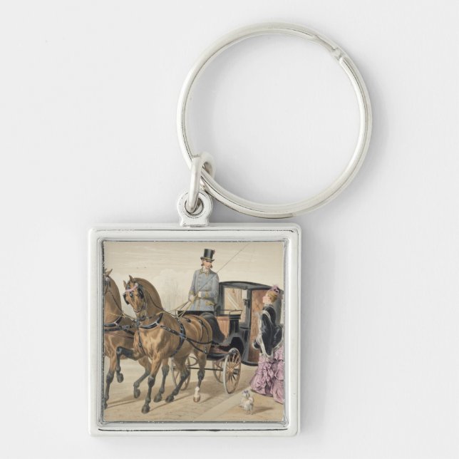 English Horses Key Ring (Front)