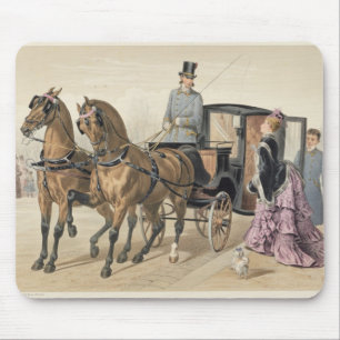 English Horses Mouse Pad