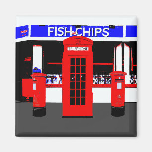 English Icons Magnet