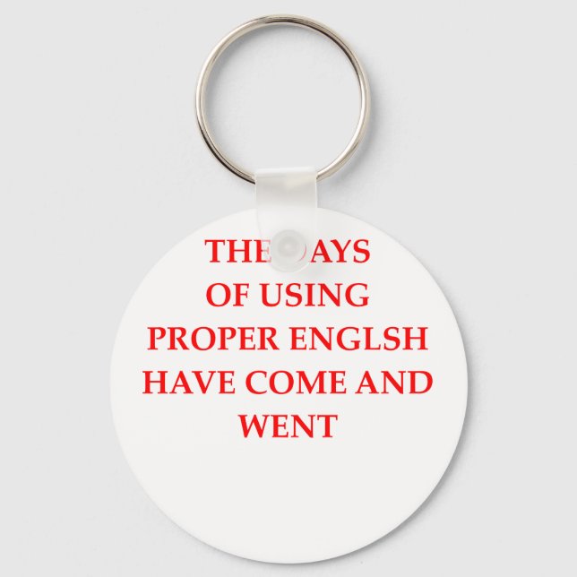 ENGLISH KEY RING (Front)