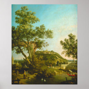 English Landscape - Canaletto Fine Art Poster