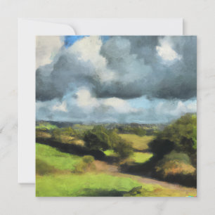 English Landscape Holiday Card