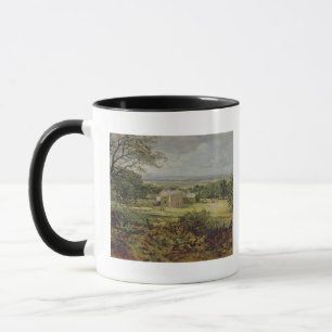 English landscape with a house, 19th century mug