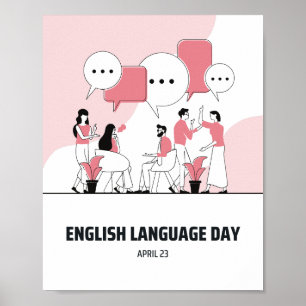 English Language Day Poster