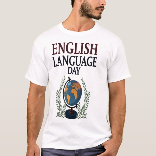 ENGLISH LANGUAGE DAY T-Shirt (Front)