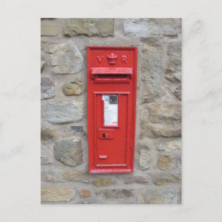 English mailbox postcard