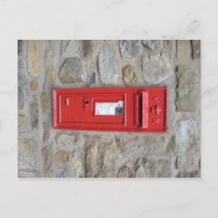 English mailbox postcard