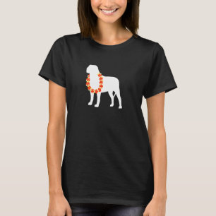 English Mastiff Aloha Hawaiian Lei Dog T-Shirt