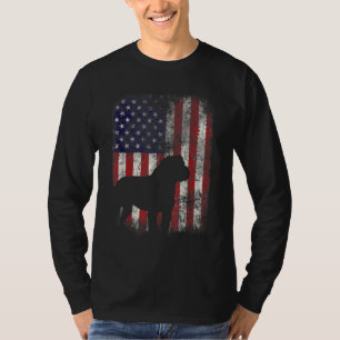 English Mastiff American Flag USA Patriotic Dog Gi T-Shirt