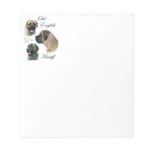 English Mastiff Art Notepad