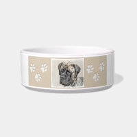 English Mastiff (Brindle) Painting - Original Dog