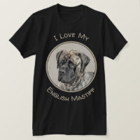 English Mastiff (Brindle) Painting - Original Dog