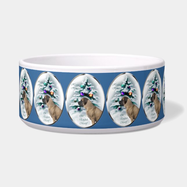 English Mastiff Christmas  (Front)