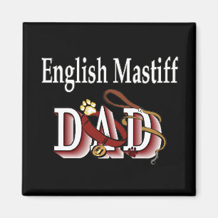 english mastiff dad Magnet