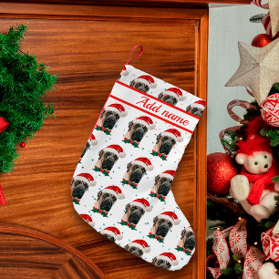 English Mastiff Dog Breed Christmas Small Christmas Stocking