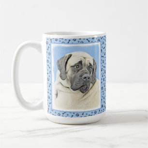 English Mastiff (Fawn) Painting - Original Dog Art Coffee Mug