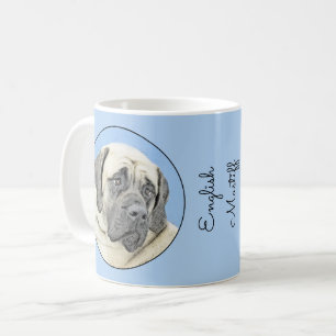 English Mastiff (Fawn) Painting - Original Dog Art Coffee Mug