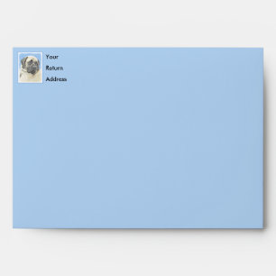 English Mastiff (Fawn) Painting - Original Dog Art Envelope