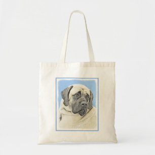English Mastiff (Fawn) Painting - Original Dog Art Tote Bag