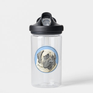 English Mastiff (Fawn) Painting - Original Dog Art Water Bottle