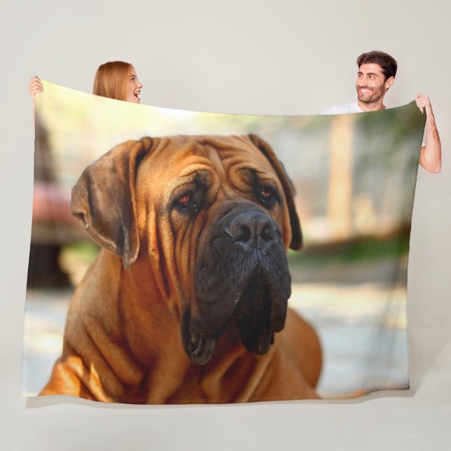 ENGLISH MASTIFF FLEECE BLANKET (In Situ)