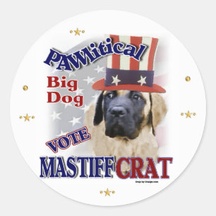 ENGLISH MASTIFF Gifts Classic Round Sticker