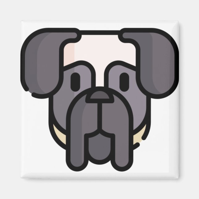 English Mastiff Magnet (Front)