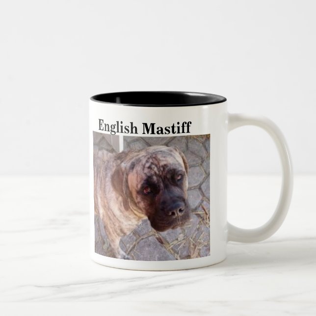 English Mastiff Mug - Customised (Right)