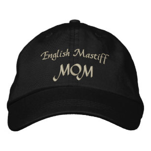 English Mastiff Mum Gifts Embroidered Hat