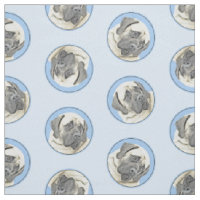 English Mastiff Painting Fawn Original Pet Dog Art