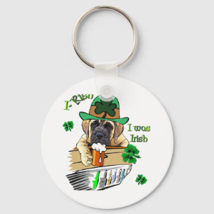 English Mastiff St Patricks Key Ring