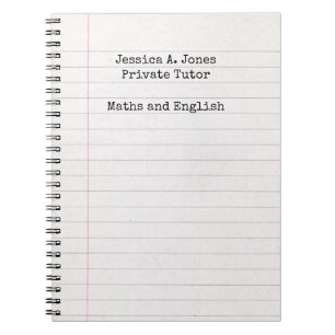 English/Maths Tutor  Notebook