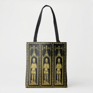 English Mediaeval Portrait 1355 John, Lord Cobham Tote Bag