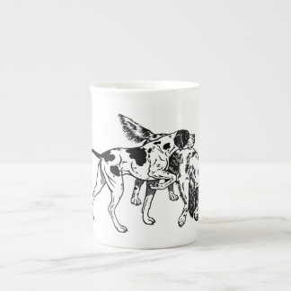english pointer and setter bone china mug