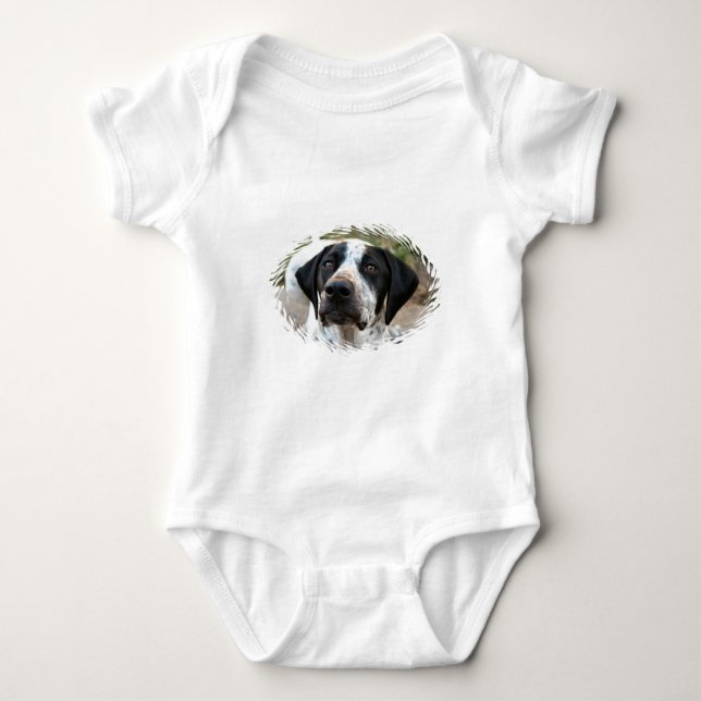 English Pointer Baby Bodysuit (Front)