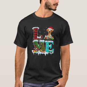 English Pointer Christmas Tree Light Pajama Dog Xm T-Shirt