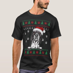 English Pointer Christmas Ugly Sweater Funny Dog L