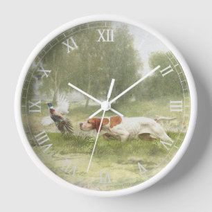 English Pointer  Clock