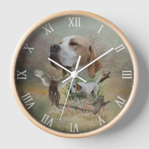 English Pointer  Clock
