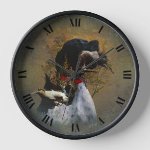 English Pointer  Clock