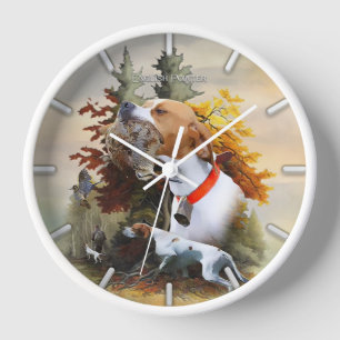 English Pointer  Clock