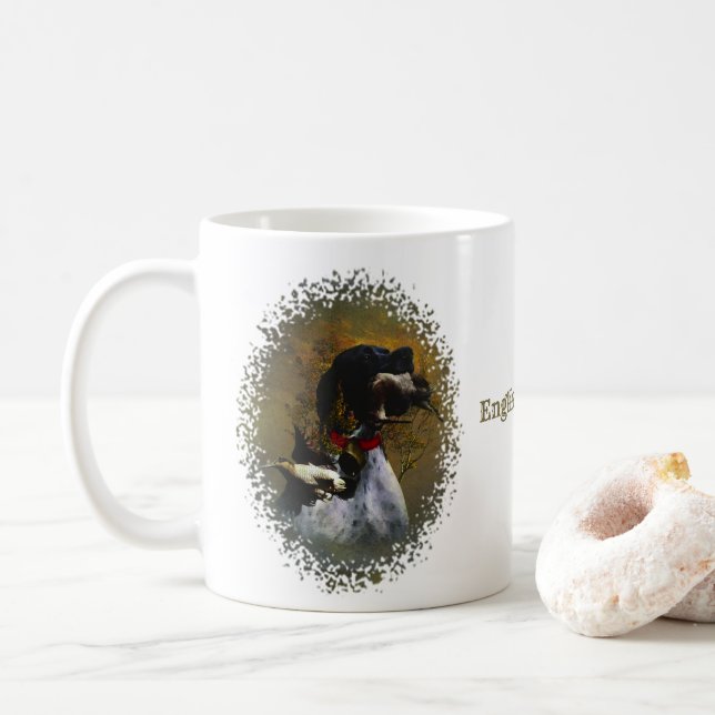 English Pointer   Coffee Mug (With Donut)