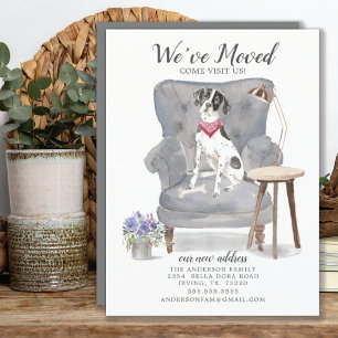 English Pointer Dog   Moving Announcement