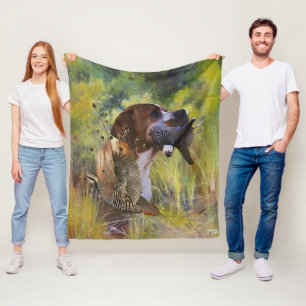 English Pointer   Fleece Blanket